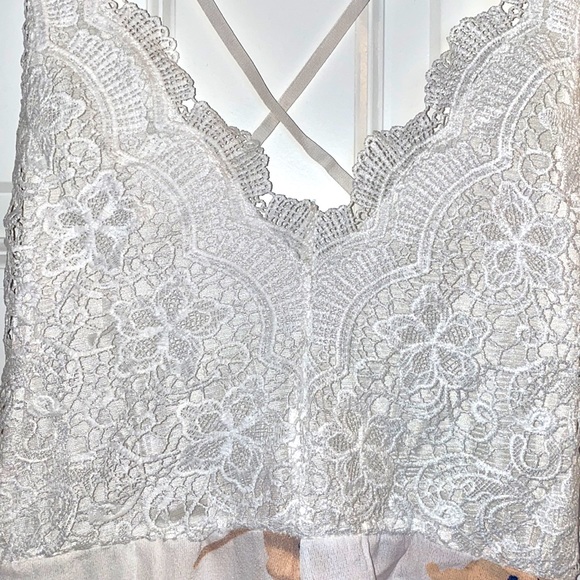 Floral Romper Pink & White Brand New Large - Picture 10 of 14